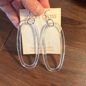 Smart Glass Boutique Oval Earrings